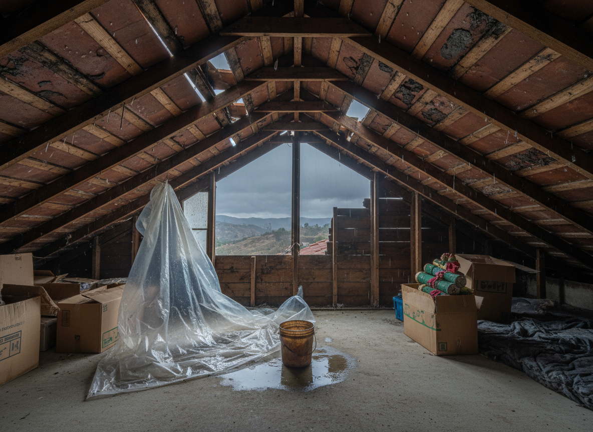 How Winter Rains Trigger Attic Mold in Sunland Homes
