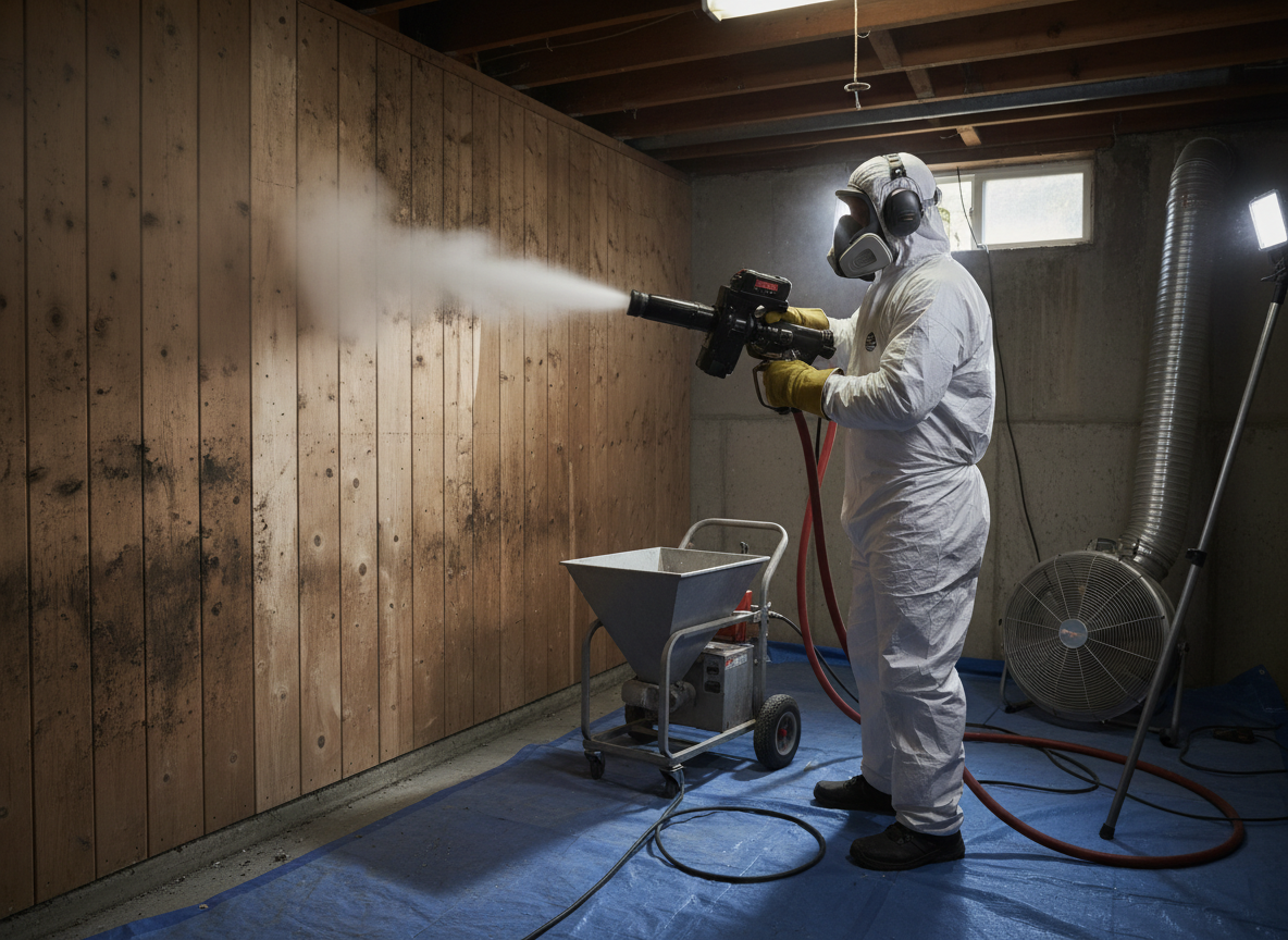 Dry Ice Blasting Mold in Sunland, CA