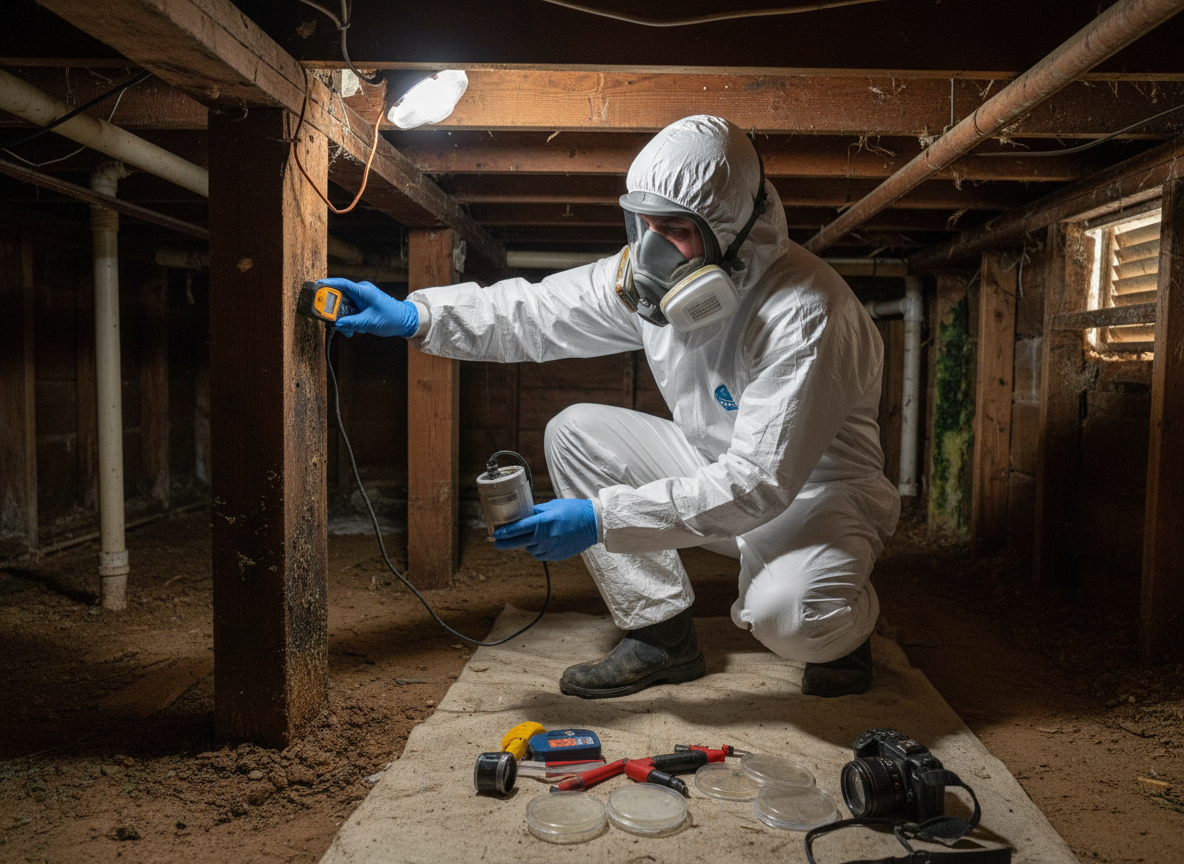 Mold Inspection in Sunland, CA