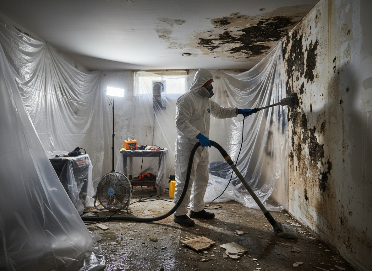 Water Damage Mold Remediation in Sunland, CA
